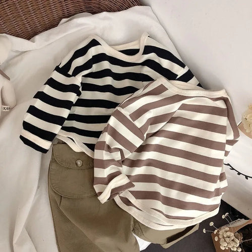 Alex Retro Striped Cotton Shirt