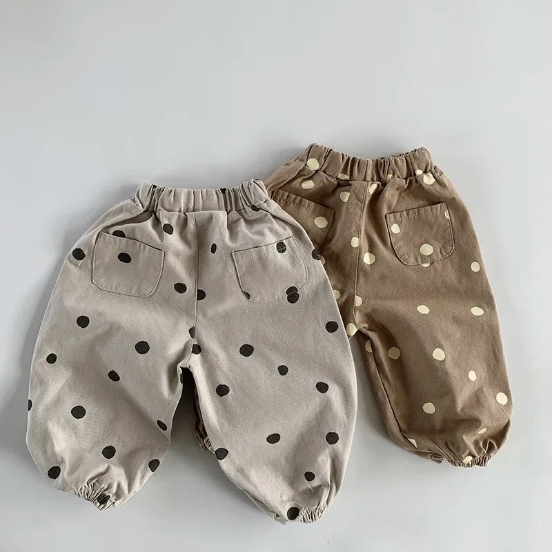 Serena Polka Dot Cotton Pants