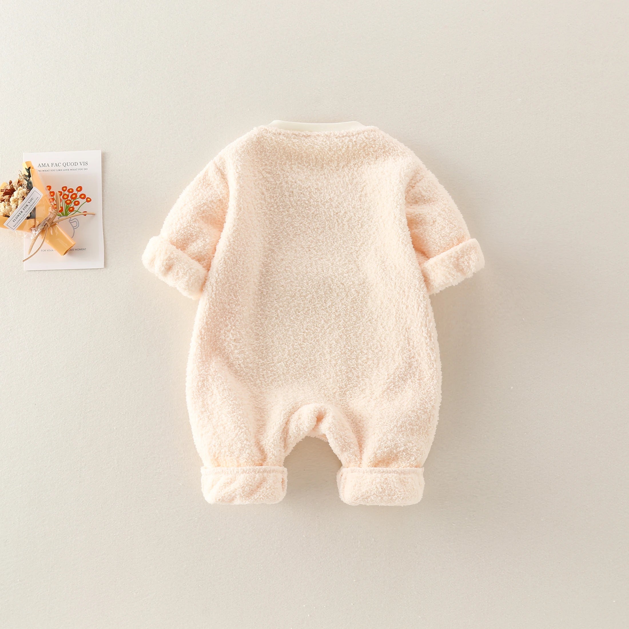 Milo Dog Embroidery Fleece Jumpsuit