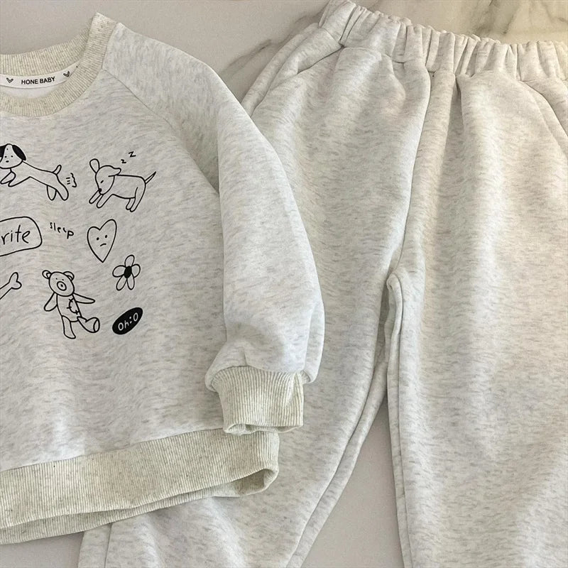 Micah Cartoon Sweatsuit