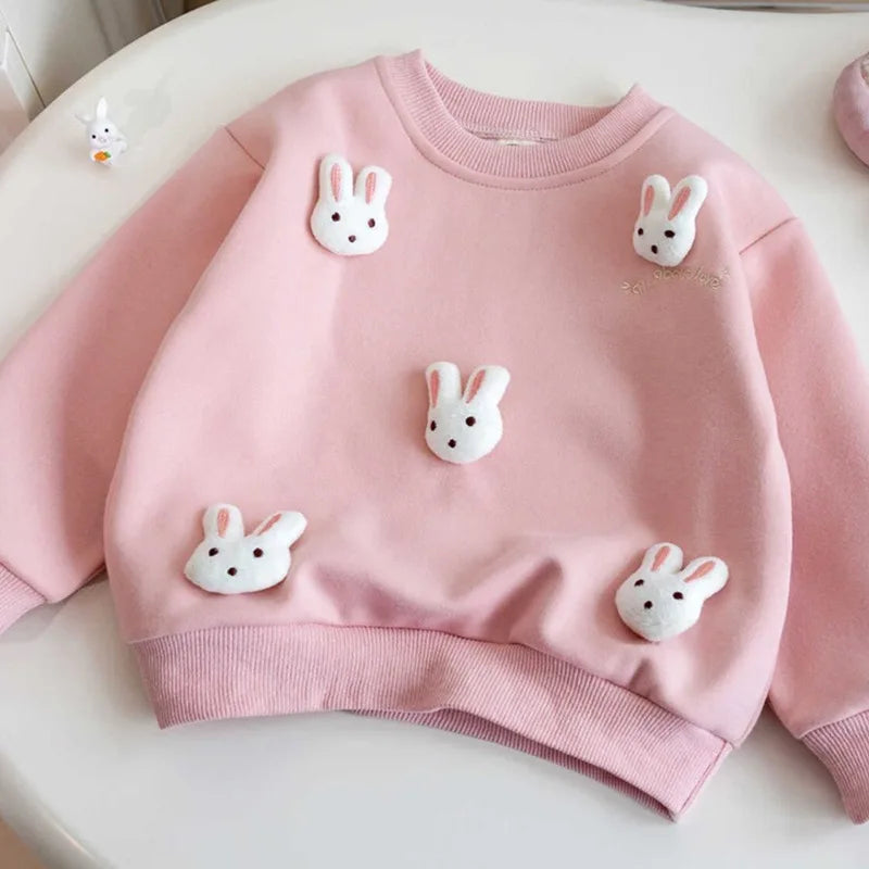 Zaria Cartoon Rabbit Sweatshirt