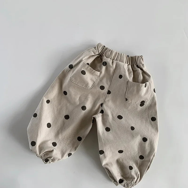 Serena Polka Dot Cotton Pants