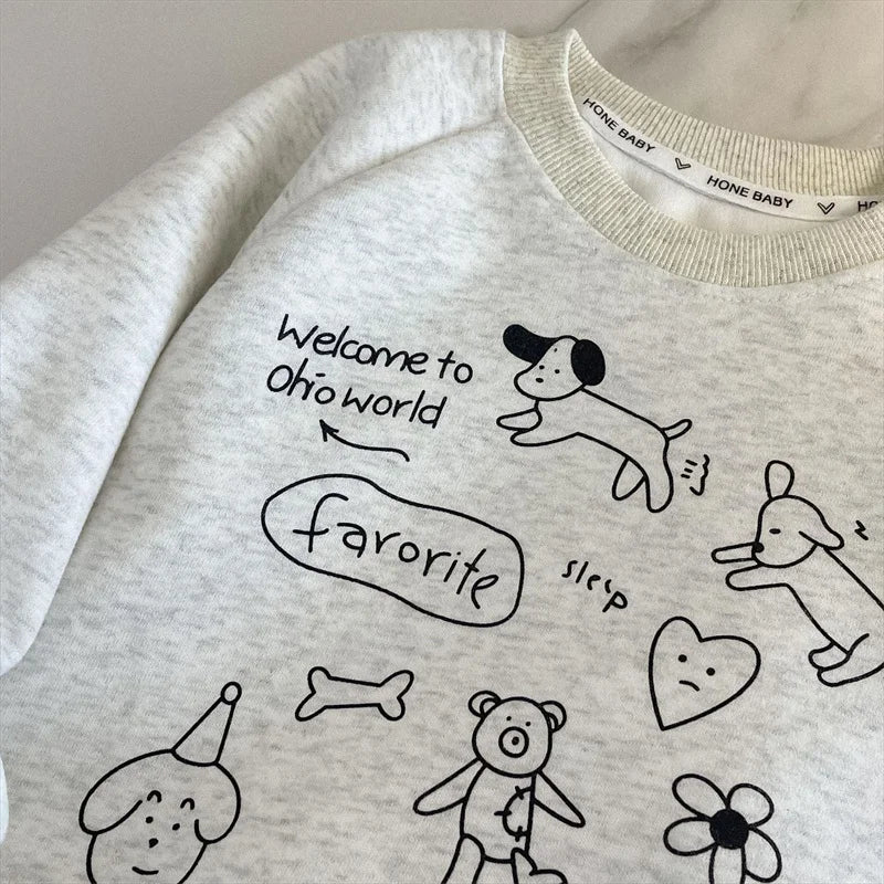 Micah Cartoon Sweatsuit